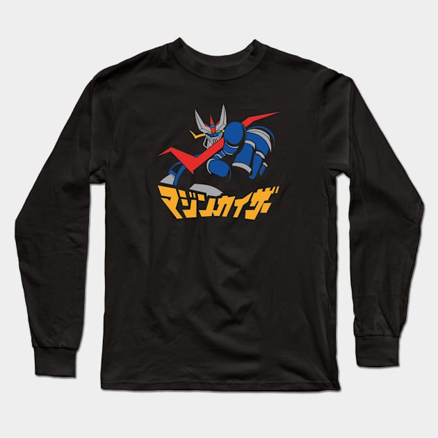 061 Great Mazinger Finger Long Sleeve T-Shirt by Yexart